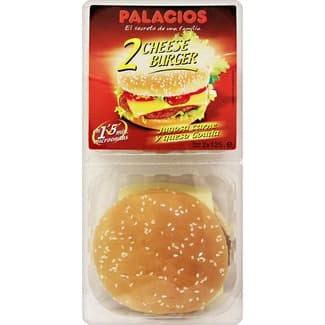Hamburguesa de carne de cerdo y vacuno con cremoso queso gouda 2 x 125 g envase 260 g -