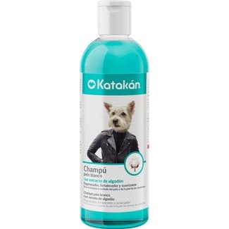 Champú para perros con pelo blanco con extractos de algodón envase 400 ml -