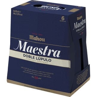 Cerveza tostada Doble Lúpulo pack 6 botellas 25 cl -