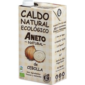 Caldo de cebolla de cultivo ecológico 100% natural sin gluten y sin lactosa envase 1 l -