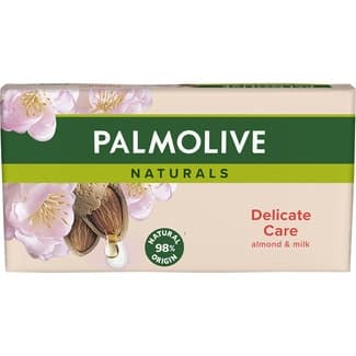 Jabón en pastilla Delicate Care con leche de almendras pack 3 unidades 90 g -
