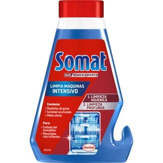 Limpia máquinas de lavavajillas intensivo elimina grasa & cal botella 250 ml -