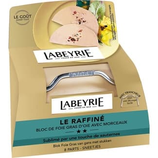 Le Raffiné bloc de foie gras de oca envase 300 g + cortador -