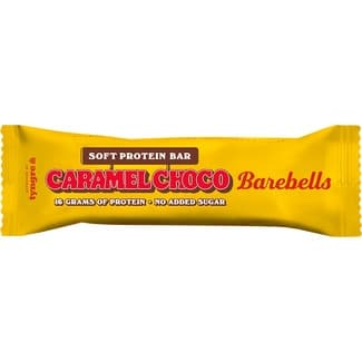Barrita proteica de caramelo y chocolate sin azúcar añadido envase 55 g -