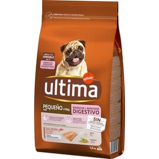 Mini Bienestar Digestivo pienso para perros minis con salmón bolsa 1,5 kg -
