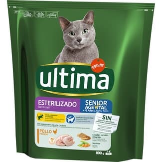 Bolas de Pelo pienso para gatos senior esterilizados con pavo bolsa 800 g -