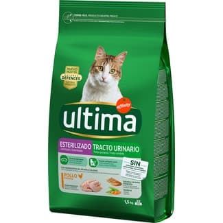 Esterilizado Tracto Urinario pienso para gatos adultos esterilizados con pollo bolsa 1,5 kg -