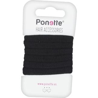 Gomas básicas negras blister 6 unidades -