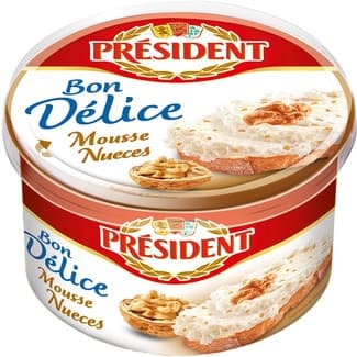 Bon Délice mousse francesa de queso nueces para untar tarrina 125 g -