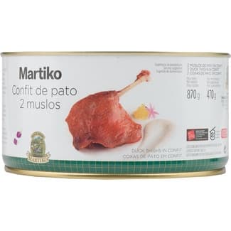 Confit de pato 2 muslos sin gluten lata 870 g -