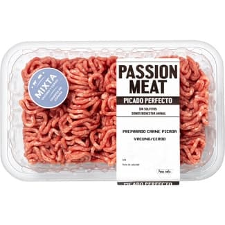 Preparado de carne picada mixta vacuno y cerdo bandeja 500 g -