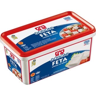 Queso griego feta mezcla elaborado con leche pasteurizada DOP peso aproximado pieza 2 kg -