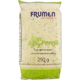 Pan rallado con ajo y perejil bolsa 250 g -