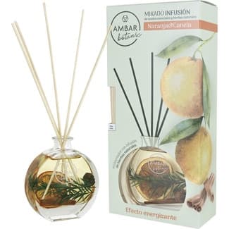 Botanic ambientador mikado aroma naranja y canela envase 75 ml efecto energizante -