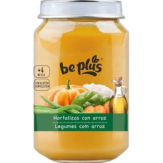 Tarrito de hortalizas con arroz sin gluten desde 4 meses envase 250 g -