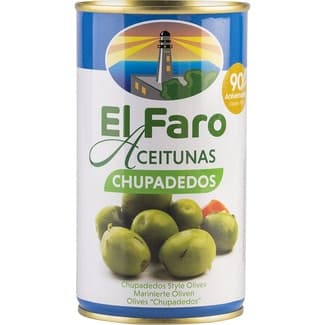 Aceitunas verdes estilo Chupadedos lata 185 g neto escurrido -
