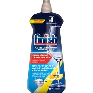 Abrillantador para lavavajillas Limón brillo y protección del cristal botella 500 ml -