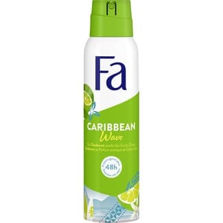 Desodorante limones del Caribe fragancia exótica 48h protección anti-manchas spray 150 ml 0% sales de aluminio -