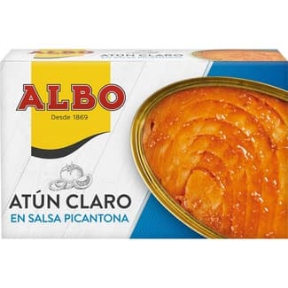 Atún claro en salsa picantona lata 82 g neto escurrido -