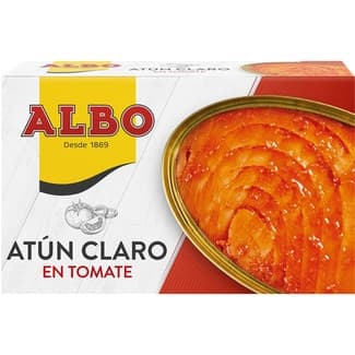 Atún claro en tomate lata 82 g neto escurrido -