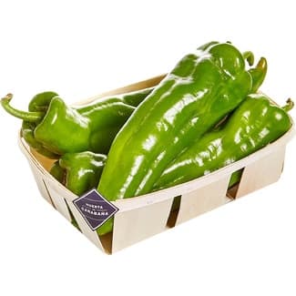 Pimiento verde de Málaga bandeja 600 g peso aproximado -