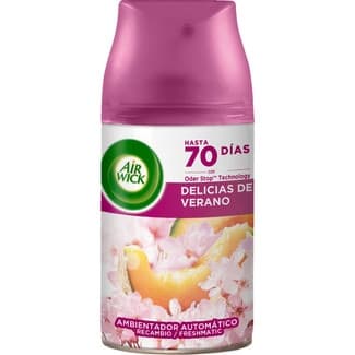 Ambientador automático Delicias de Verano recambio 250 ml fragancia cambiante -