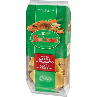 Pasta fresca ravioli relleno de carne braseada 2 raciones envase 230 g -
