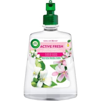 Active Fresh ambientador automático jazmín con aceites esenciales naturales recambio 228 ml -