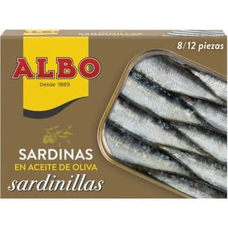 Sardinillas en aceite de oliva lata 82 g neto escurrido -