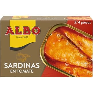 Sardinas en tomate lata 85 g neto escurrido -
