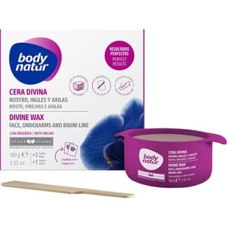 Cera depilatoria Dvivina Wax para rostro, ingles y axilas con orquídea tarro 100 g -