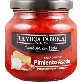 Salsa dulce de pimiento asado frasco 280 g neto escurrido -