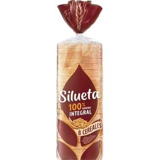 Pan de molde integral 8 cereales grano completo bolsa 600 g -