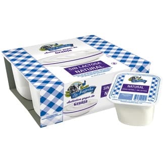 Sin lactosa natural sin gluten pack 4 unidades 125 g -