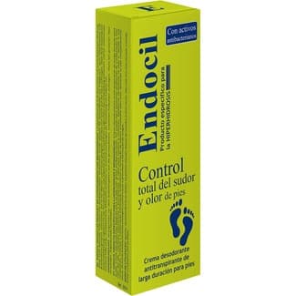 Crema desodorante antitranspirante para pies antibacteriano para Hiperhidrosis envase 50 ml -