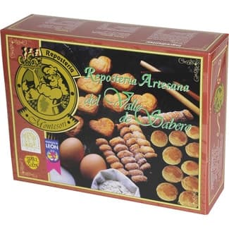 Surtido de repostería artesana del valle del Sabero estuche 400 g -