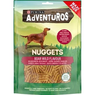 Nuggets snacks para perros con sabor a jabalí envase 300 g -