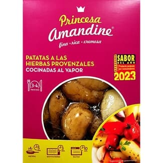 Patatas a las hierbas provenzales cocinadas al vapor caja 450 g -