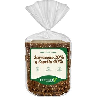 Pan sarraceno 20% y espelta 40 % envase 450 g -