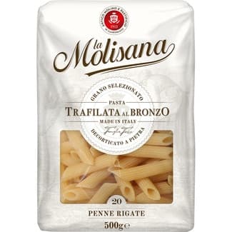 Penne rigate N.20 Trafilata al Bronzo bolsa 500 g -