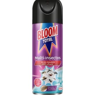 Total Multi-Insectos insecticida volador para moscas mosquitos cucarachas y hormigas spray 400 ml -