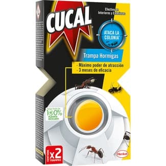 Trampa para hormigas gel con miel caja 2 unidades -