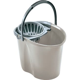 Cubo escurridor con ruedas 15 l -