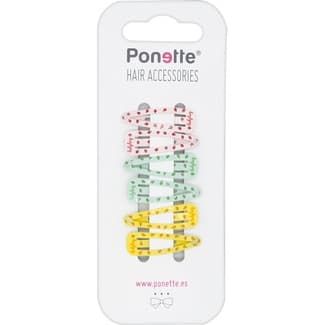 Horquillas infantiles tipo clip rana blister 1 unidad modelos surtidos variados, según existencias -