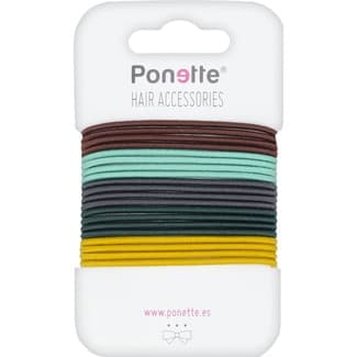 Gomas elásticas para el pelo finas blister 20 unidad modelos surtidos variados, según existencias -