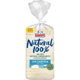 Pan de molde sin corteza 100% natural con aceite de oliva bolsa 450 g -