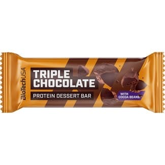 Barrrita de proteínas triple chocolate con habas de cacao envase 50 g -