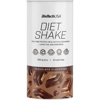 Diet Shake batido proteico con glucomanano, L-carnitina y cromo sabor chocolate envase 750 g sin aceite de palma ni azúcares añadidos -