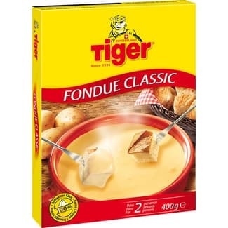 Queso suizo de vaca para fondue 2 raciones envase 400 g -