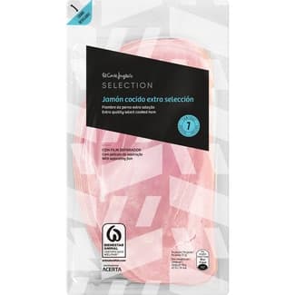 Jamón cocido extra selección en lonchas envase 150 g -